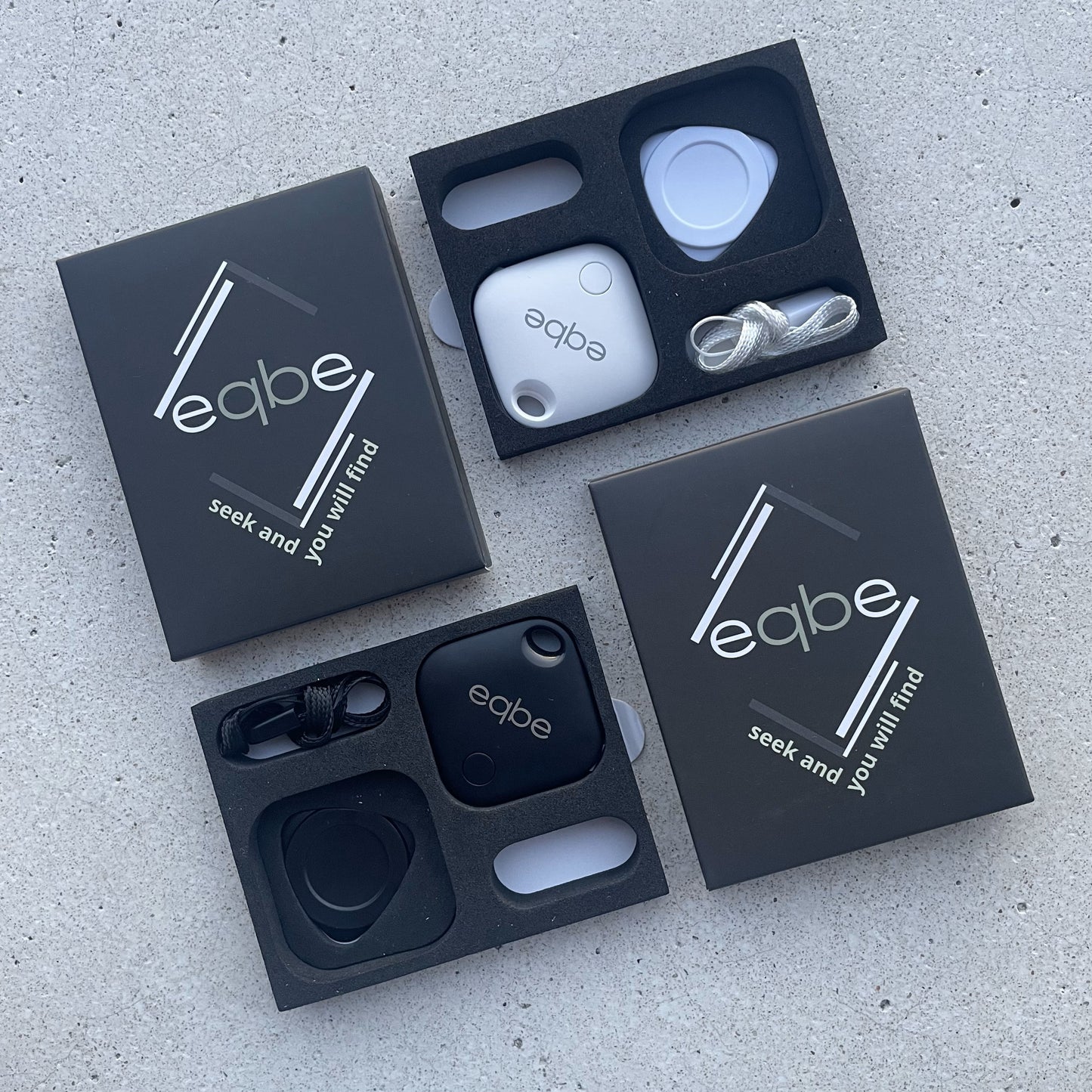 eqbeTag Pack x3 APPLE Blancos - Localizadores Smart